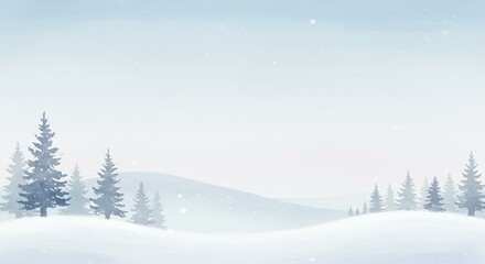 Fototapeta premium winter landscape with snow