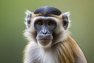 Obraz premium there is a black and white drawing of a kitten sitting down