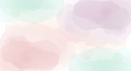 abstract watercolor background with clouds