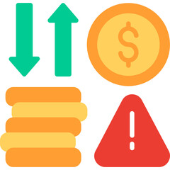 Financial Risk Icon