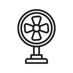 Electric Fan icon vector image. Suitable for mobile apps, web apps and print media.