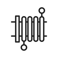 Oil Heater icon vector image. Suitable for mobile apps, web apps and print media.