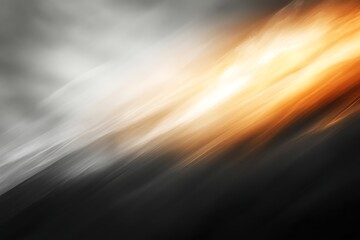 Abstract orange and gray diagonal motion blur.