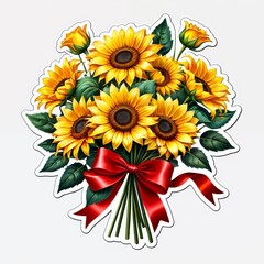 A collection of floral bouquets