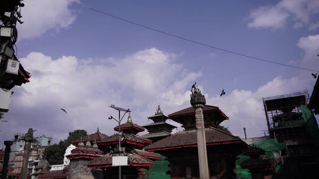 Famous Hindu Temple at Basantapur, Kathmandu Durbar Square, Heritage site of Nepal