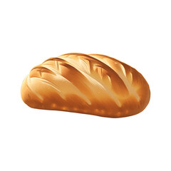 Loaf of bread with steam lines
