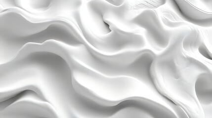 Fototapeta premium Abstract white wavy texture.
