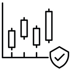 An icon related to Dividend policy. Stock holder and investor regulations. Vector editable stroke. Pixel perfect. 64 x 64