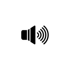 Voice assistant with sound waves icon on transparent background. 