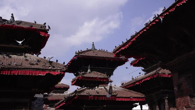 Famous Hindu Temple at Basantapur, Kathmandu Durbar Square, Heritage site of Nepal