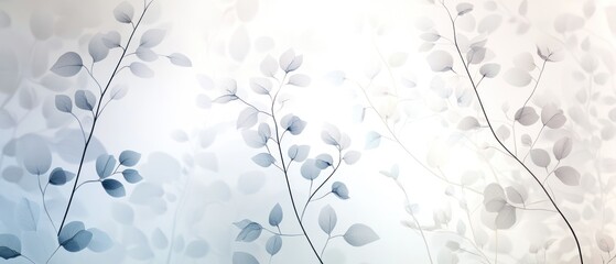 Delicate, light gray leaves on branches.