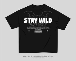 Urban T-shirt Design for Print on Demand. Streetwear T-shirt Design Vector, Typography Quotes Graphic T shirt for Print, Street Style. Merch Design, Clothing Design, Simple Graphic Tee Shirt