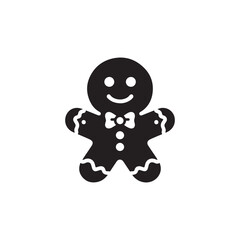 Gingerbread icon vector symbol design art illustration © Freciousmayna