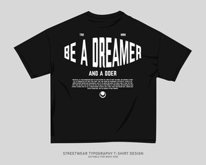 Urban T-shirt Design for Print on Demand. Streetwear T-shirt Design Vector, Typography Quotes Graphic T shirt for Print, Street Style. Merch Design, Clothing Design, Simple Graphic Tee Shirt