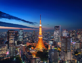 Obraz premium 都会の夜景