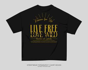 Streetwear T-shirt Design Vector, Typography Quotes Graphic T shirt for Print. Urban T-shirt Design for Print on Demand, Street Style. Merch Design, Clothing Design, Simple Graphic Tee Shirt