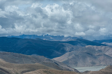 Kya Wu Lha Pass, one of the best viewing platforms to see the Himalayas in Tibet.