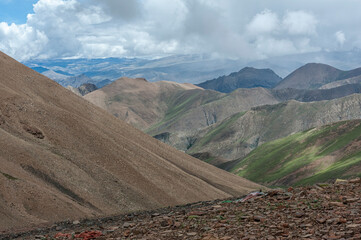 Kya Wu Lha Pass, one of the best viewing platforms to see the Himalayas in Tibet.