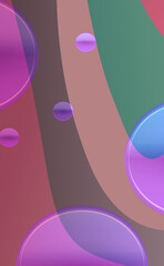 Realistic abstract 3D ball. Geometric composition memphis, geometric basic sphere color concept vector illustration background.