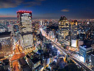 Fototapeta premium 都会の夜景