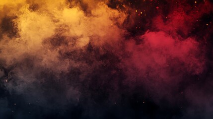 dynamic red and yellow gradient background with noise effect