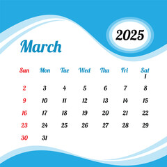 March 2025 Calendar