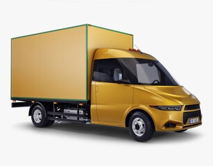 Modern delivery truck designed for urban logistics needs