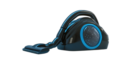 An Efficient Vacuum Cleaner on a White Background Perfect for Household Cleaning and Home Improvement Projects.