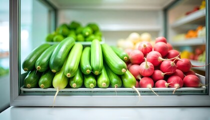fruits and vegetables. supermarket selling fruit and vegetables