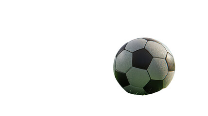 A Vibrant Soccer Ball on a Grassy Field Perfect for Sports-Themed Projects, Events, or Promotions.