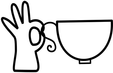 hand holding a cup of coffee