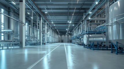 Bright Industrial Repair Environment with Dynamic Textures