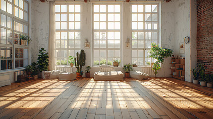 pet-friendly room with chic furniture, remote pet care option, and spacious window for a cozy environment