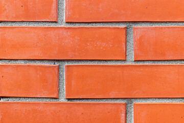 natural texture of an old red brick wall. for a graphic design background