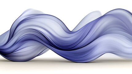 Abstract flowing blue waves.