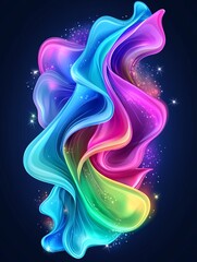Obraz premium Abstract Trendy Gradient for New Year Celebration