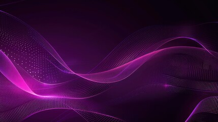 Abstract Purple Wave Background