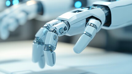 High Detail Engineering Students in Bright Working Environment