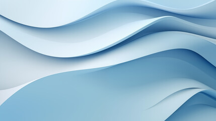 A minimalist design featuring a cool blue-toned abstract background.