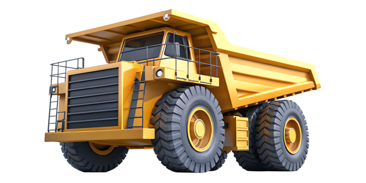 truck isolated on white background PNG.AI GENERATED