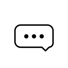 speech bubble message