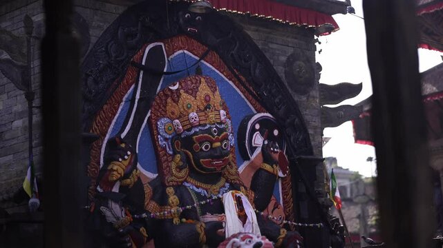Kaal Bhairav Statue, Kathmandu Durbar Square, Kathmandu