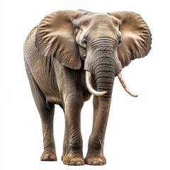 Obraz premium Majestic elephant walking in natural habitat wildlife photography close-up view conservation awareness