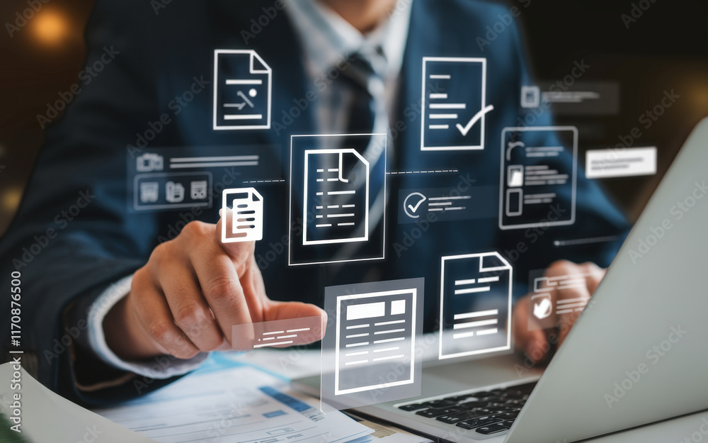 Poster comprehensive digital form checklist for effective online surveys designed to enhance user experienc