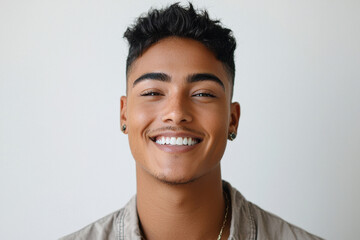 Confident Transgender Man Smiling Warmly