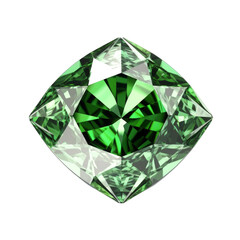 color gem isolated on white