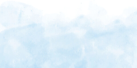 Obraz premium Abstract Blue texture Watercolor background Abstract Bluesky Water color background, Illustration, texture for design Cyan watercolor abstract background.