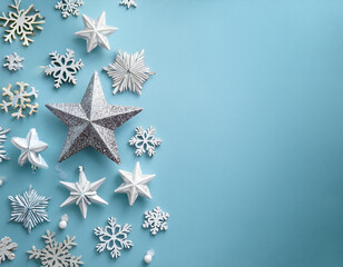 Fototapeta premium Christmas and new year background concept. 