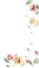 Functional medicine health banner, enhance, with white tones