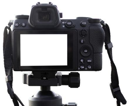 digital camera on tripod - Powered by Adobe